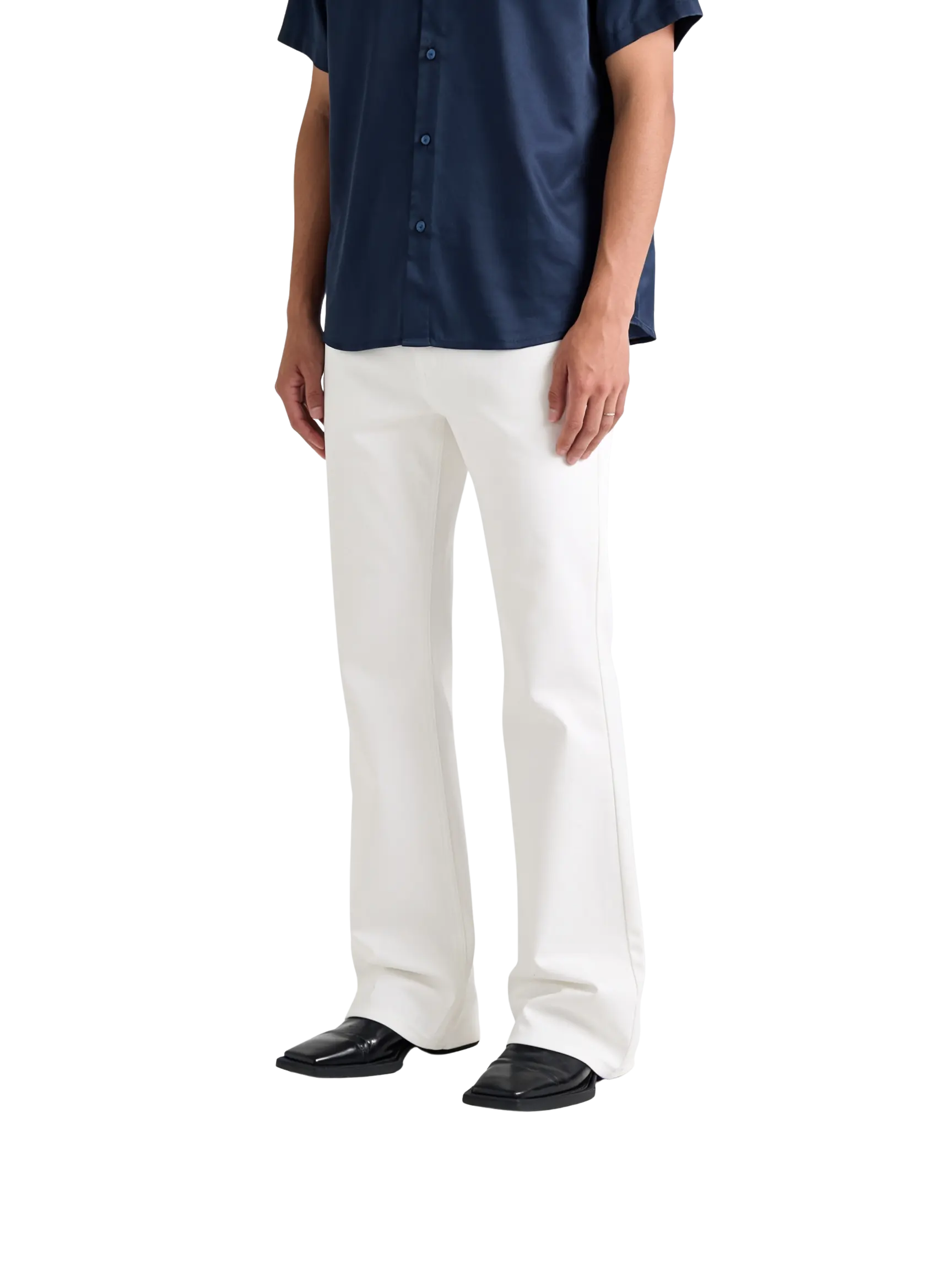 STUDIO FLARED COTTON TROUSERS ARCHENIS