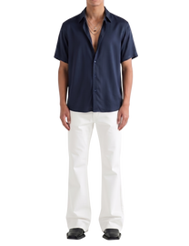 NOCTURNE HALF SHIRT_DARK BLUE