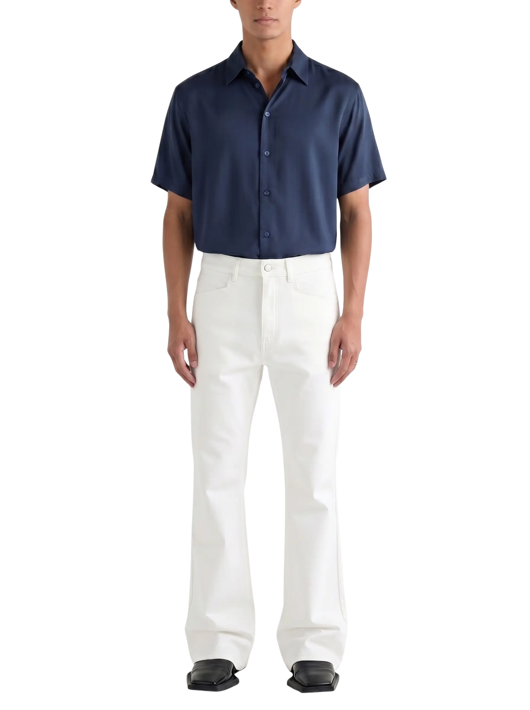 STUDIO FLARED COTTON TROUSERS ARCHENIS