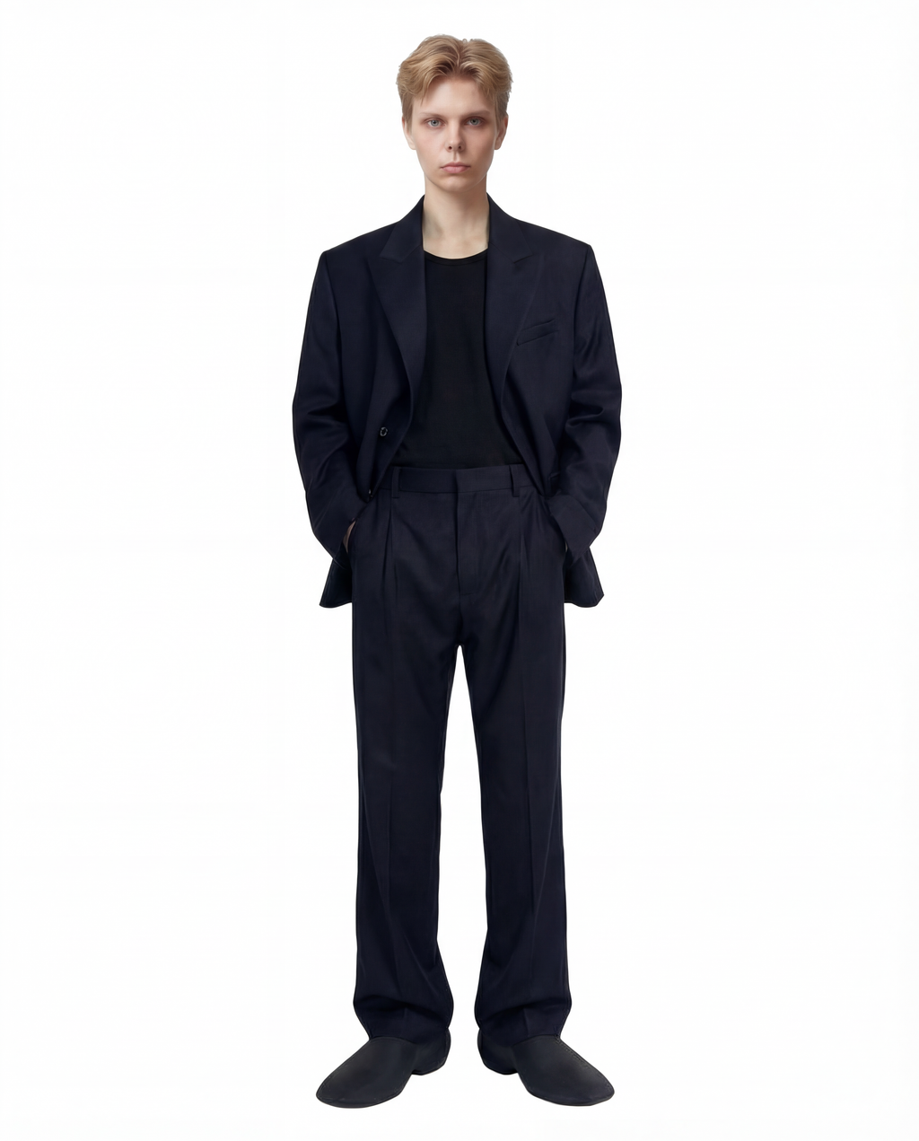 OVERSIZED WOOL TAILORED JACKET