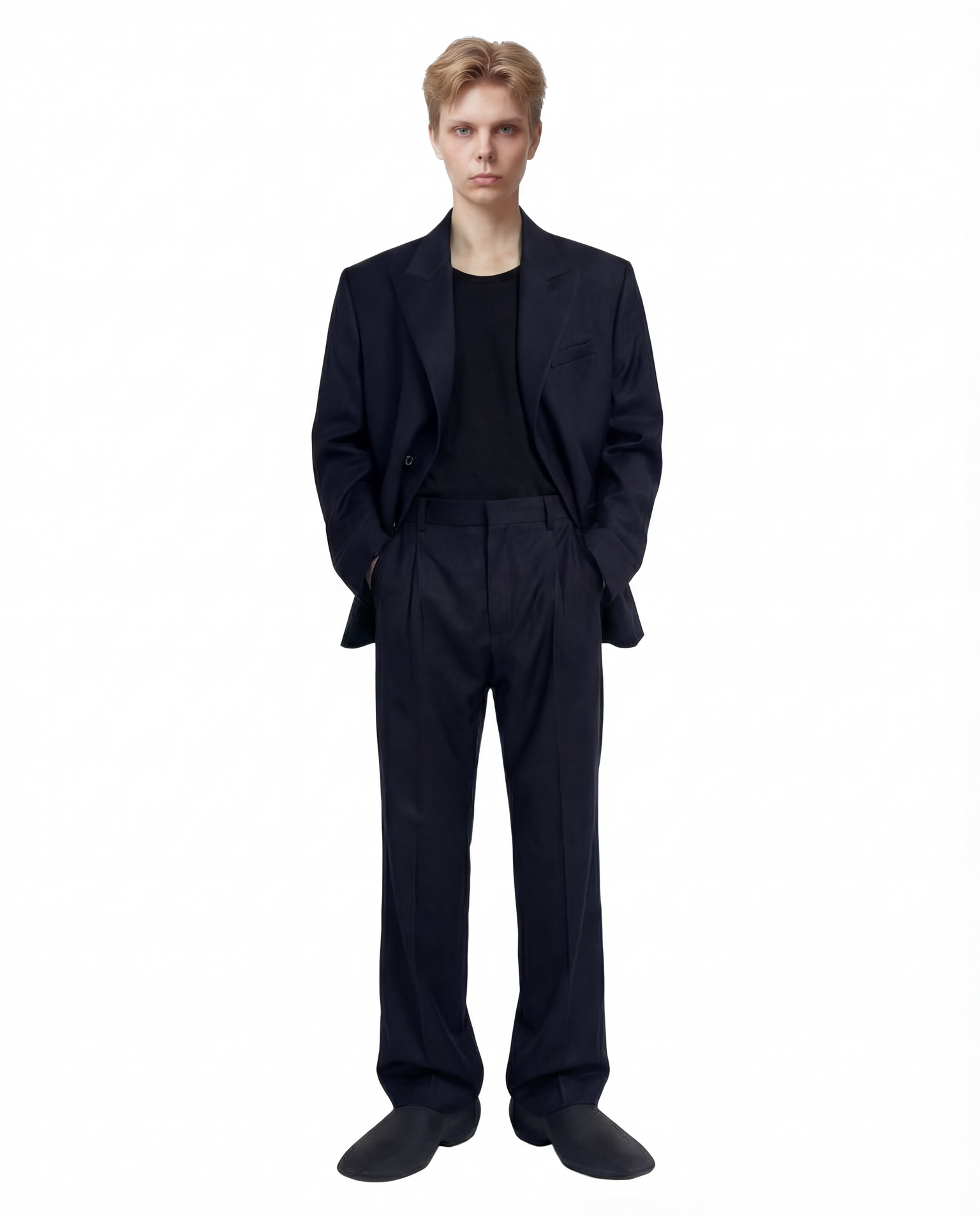 OVERSIZED WOOL TAILORED JACKET