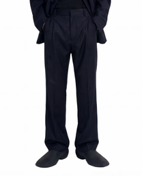 OVERSIZED WOOL TAILORED PANTS