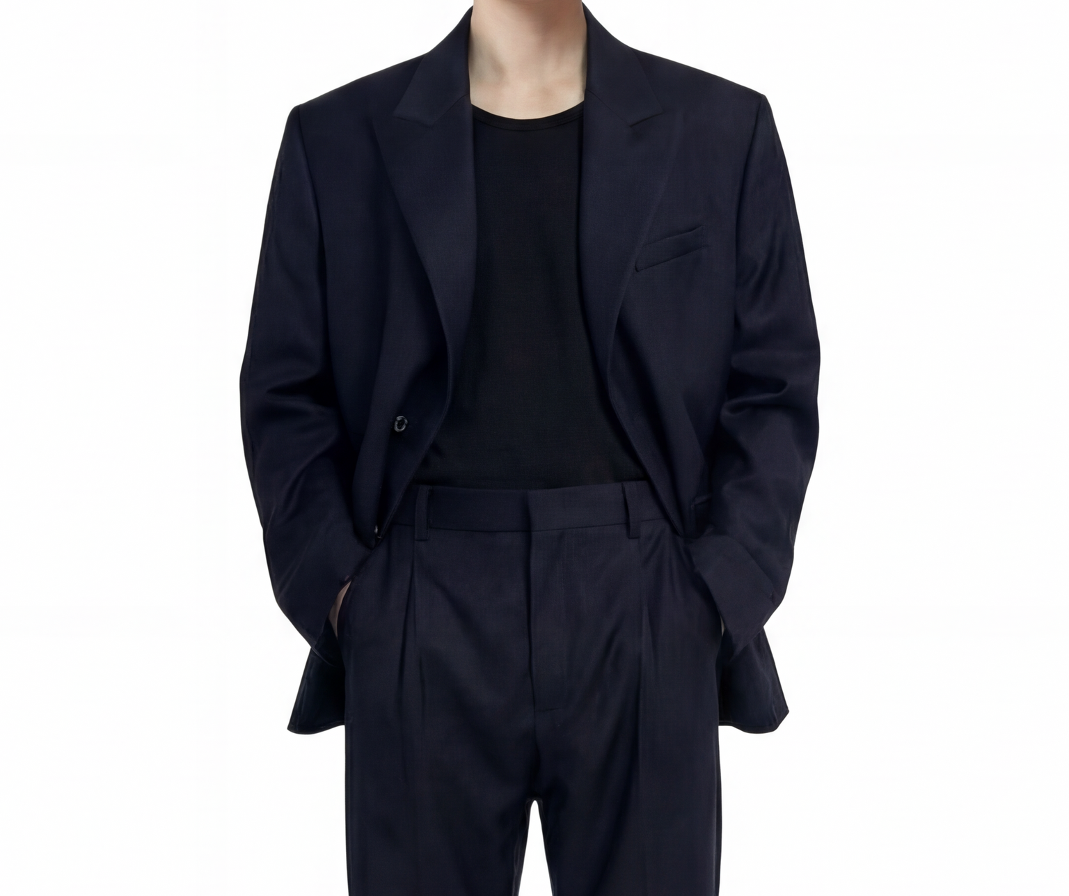 OVERSIZED WOOL TAILORED JACKET